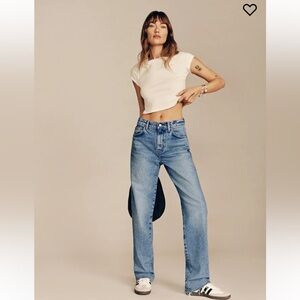 Reformation - Val 90s Mid Rise Straight Jeans